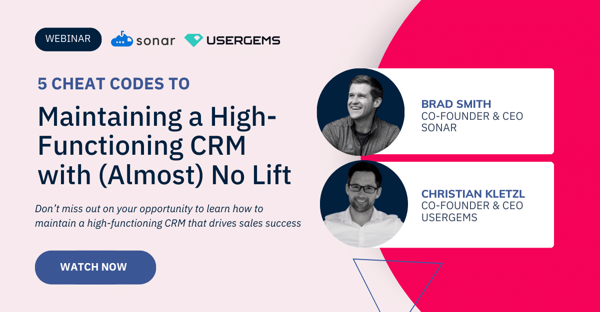 5 Cheat Codes to Maintaining a High-Functioning CRM w/ Almost No Lift