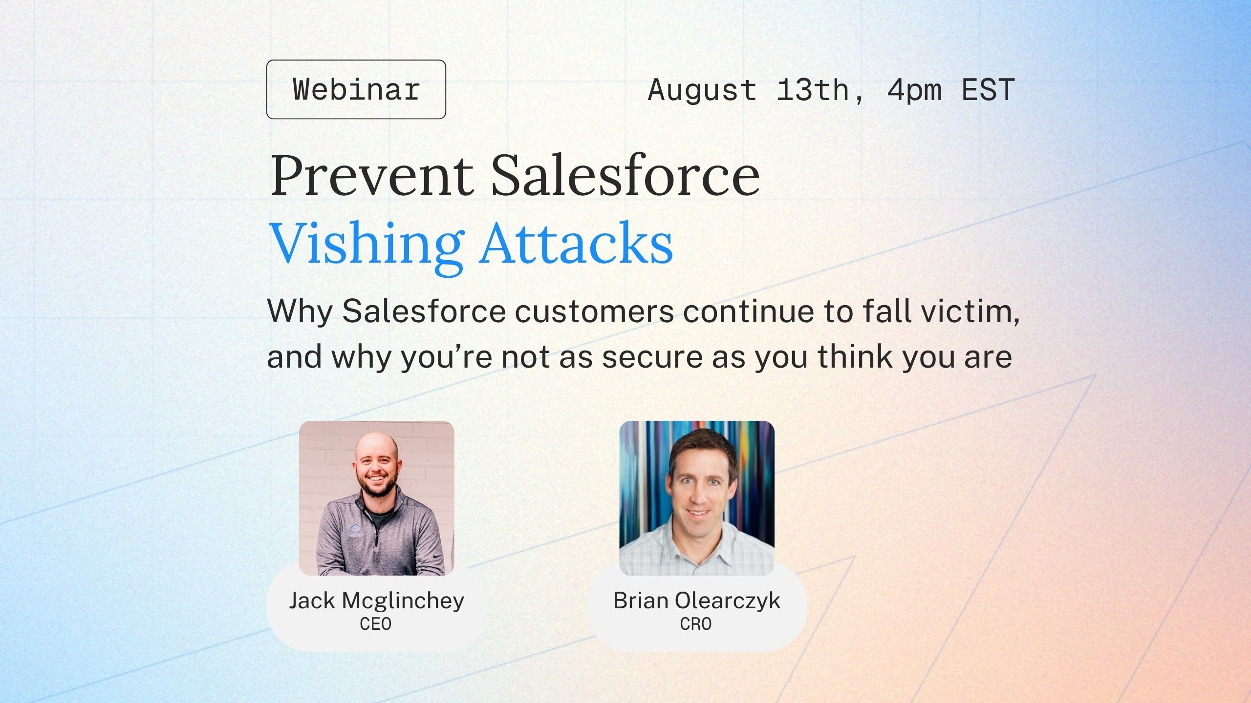 Webinar | Prevent Salesforce Vishing Attacks